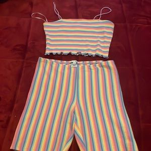 Rainbow 2 pice never worn